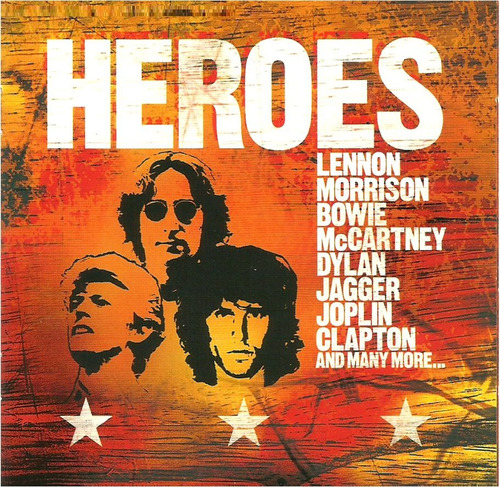 Cd Heroes  Lennon, Bowie, Prince, Iggy Pop, Morrissey  2 Cds