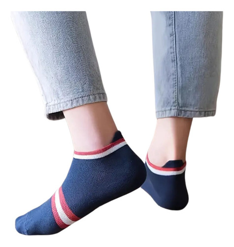 Calcetines Deportivos Algodón Unisex Con Lengüeta 10 Pares