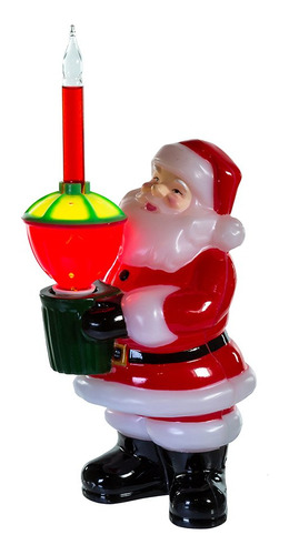 Kurt Adler Jolly Santa Bubble Light Decoracion De Mesa, 7 1/