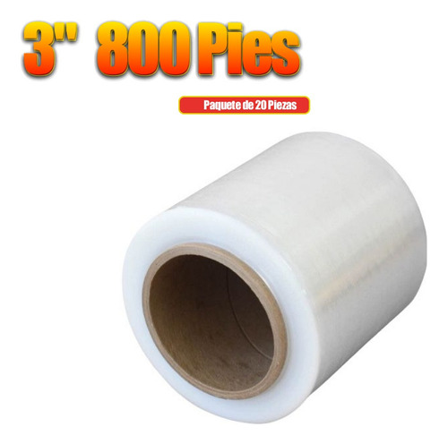 20 Mini Rollos De Playo - Emplaye 3 C60 800 Pies 300grs