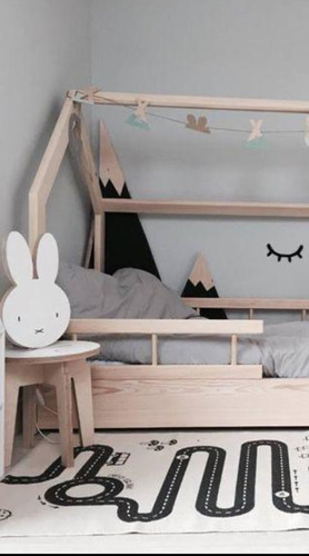 Camas De Bebe Montessori Personalizada Con Barandas
