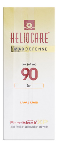 Protetor Solar Gel FPS 90 Heliocare Max Defense Caixa 50g