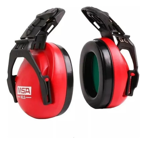 Abafador De Ruidos Xls Msa 20db Acoplavel Capacete Ca 27971 Cor Vermelho