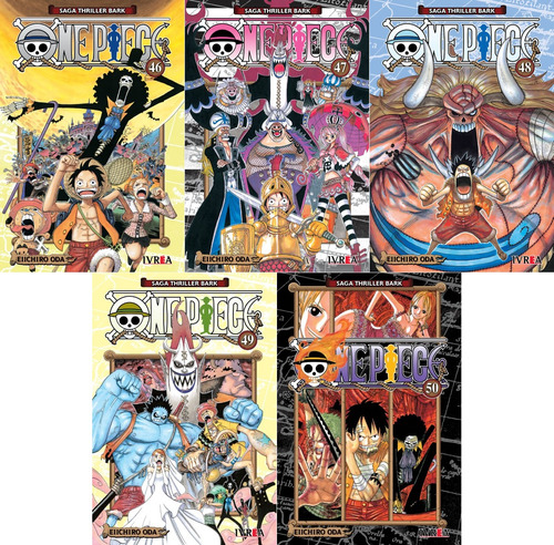 Ivrea Arg - One Piece - Saga Thriller Bark - 5 Tomos - Nuevo