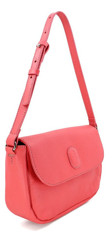 Bolsa Baguete Couro Floater Vermelho Usaflex