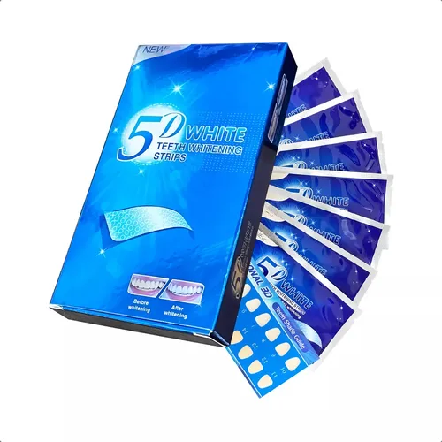 Tiras Banditas Blanqueadora Dental X28unidades 5d Mdp Bs Qq