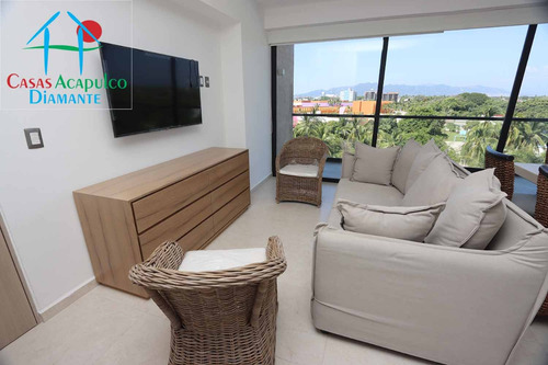 Cad Altamar Victory 403. Terraza Grande Con Vista A Los Jardines Y Albercas