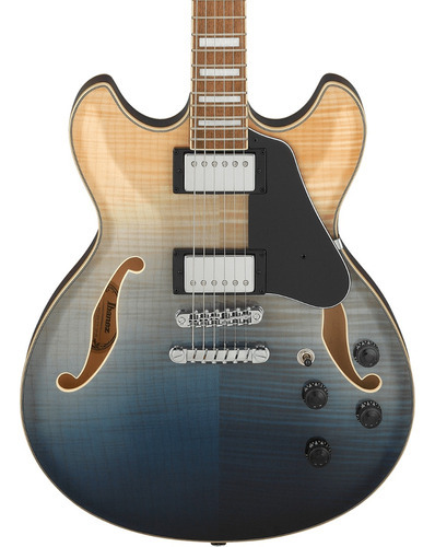 Guitarra Eléctrica Ibanez As73fm-tif Artcore Indigo Fade