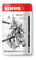 Comprar Lápiz Grafito De Dibujo Graduado Kores Caja De 12 Unidades