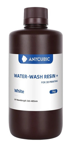 Resina Fotosensible Uv Anycubic 1000g Lavable En Agua
