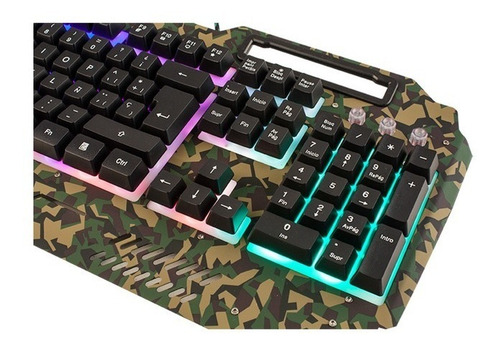 Combo Gamer Teclado + Mouse Noga Nkb-233 Camouflage.