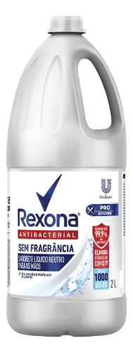 Sabonete Líquido Antisséptico Rexona Sem Fragrância 2 Litros