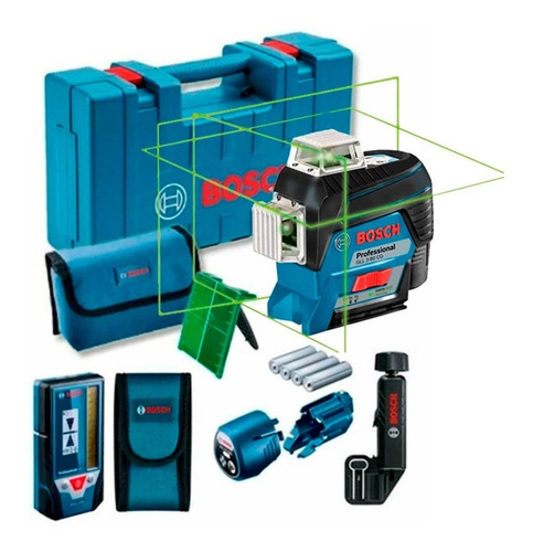 Bosch Nivel Láser De Líneas Verdes 120 M 360º Gll 3-80 Cg