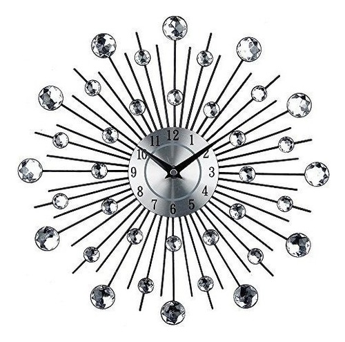 Reloj De Pared De Cristal De Tiempo - Reloj De Pared Deco