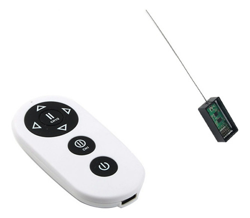 Controle Remoto Sem Fio 2.4g Com Receptor Impermeável 4-ch M
