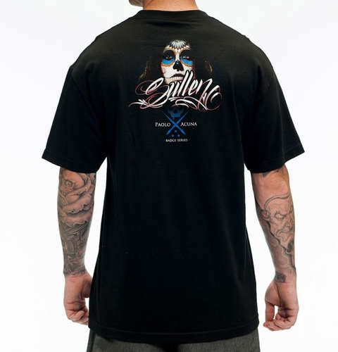 Imagem 2 de 3 de Camiseta Sullen Acuna Badge Preta