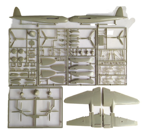Msx 1/72 Modelismo Avion Airfix Dh Mosquito Completo Remate (Usado)