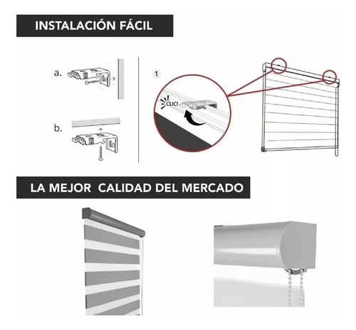 Persiana Enrollable Traslúcida 150 X 120 Cm Varios Tonos