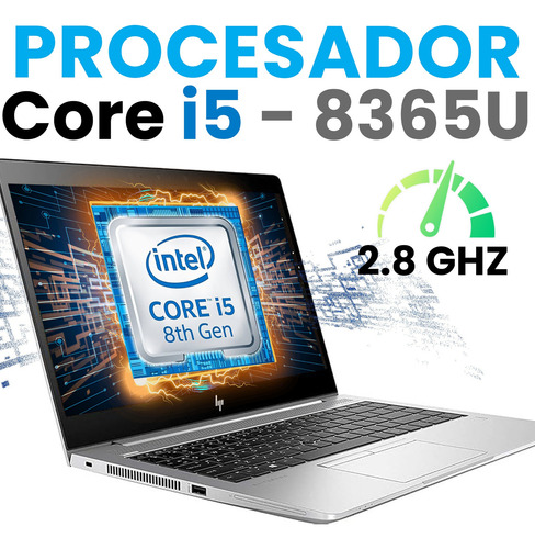 Laptop Hp Elitebook Táctil Core I5 8th 32gb Ram 1tb Ssd (Reacondicionado)