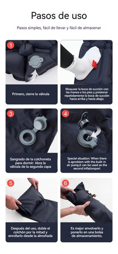 Colchoneta Para Dormir Colchón Portátil Doble Para Acampar