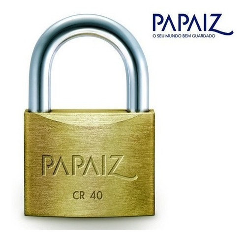 Candado De Bronce Papaiz Cr-40 Doble Traba