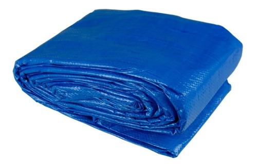 Lona Plástica Azul 20x20 Mt Cobertura Impermeável 300 Micras