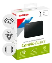 Comprar Disco Duro Externo 1tb Toshiba Canvio Basics Usb 3.0 Negro