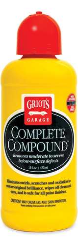 Compuesto Completo Griots Garage: Elimine Rayones Y Marcas D