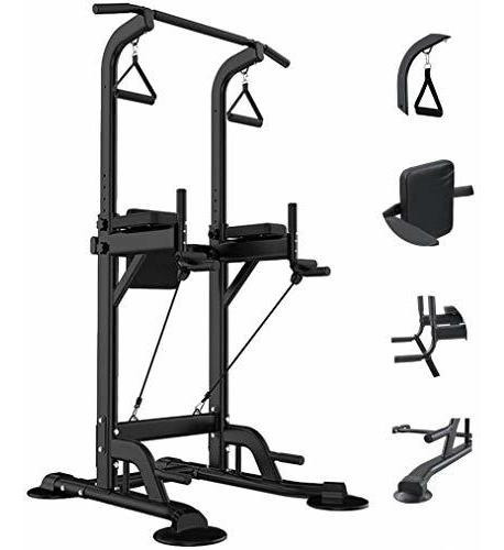 Pcafrs Power Tower Dip Station, Power Tower Pull Up Dip Stat