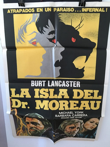 Afiche De Cine Original Original - La Isla Del Dr Moreau