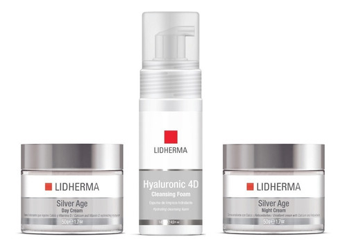 Silver Age Day Y Night Crema + Hyaluronic 4d Clean Lidherma