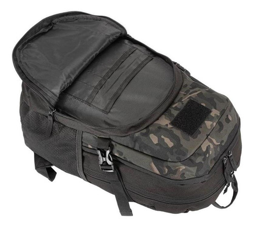 Mochila Tática Br Force Paisana 28l Com Espaço Para Notebook Cor Preto  Multicam Black