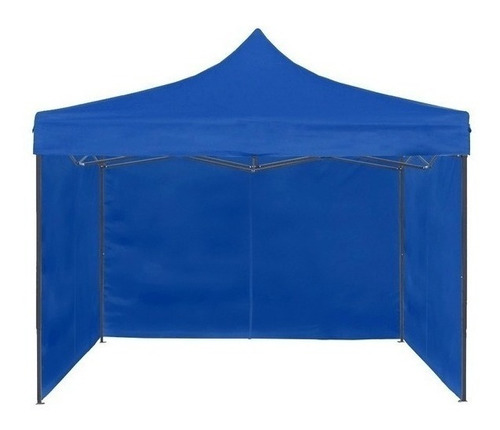 Toldo Plegable Techo Carpa De Fierro 3x3 Metros + Paredes