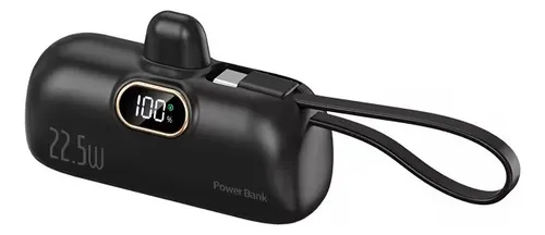 Mini Power Bank Carga Rapida Tipo C
