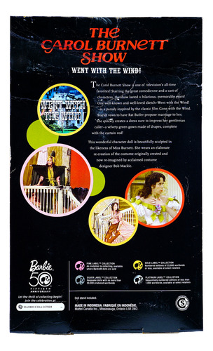 Barbie Went With The Wind Carol Burnett Show Pink Label 2008