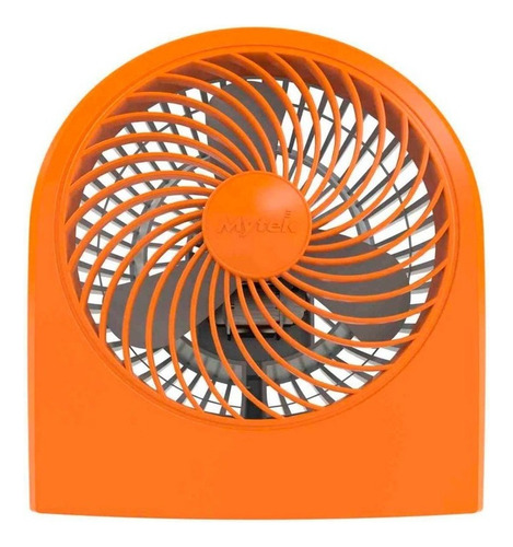 Ventilador De Mesa/escritorio 9 Mytek 3199 Estructura Naranja