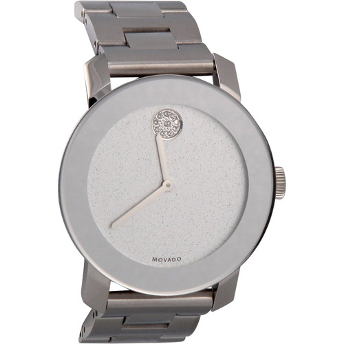 Movado Bold De Plata Dial Acero Inoxidable Reloj De