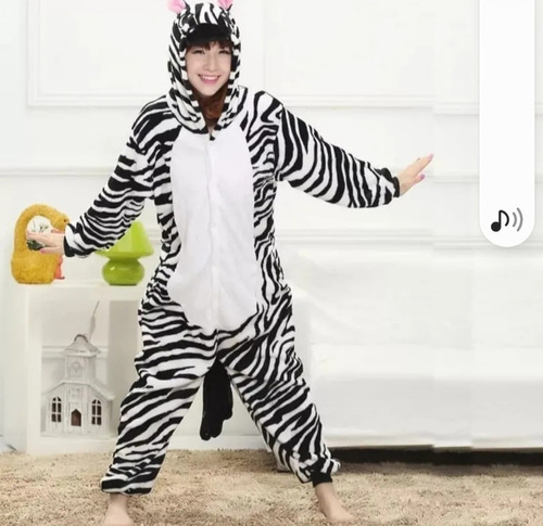 Katara Kigurumi Pijamas Disfraz Animal Halloween Adultos  Cebra Talla 155-165cm 10+ Modelos 