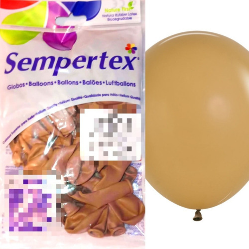 100 Globos Latte Fashion # 5 Sempertex Latex