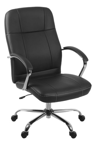 Romig Cielo Cuero Sintético Executive Mid-back Silla De Ofic