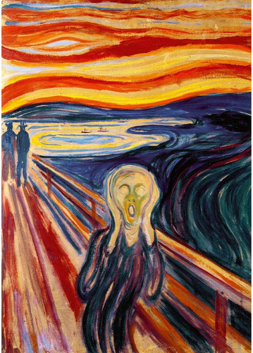 Rompecabezas El Grito Edvard Munch 1000 Pz Trefl Arte Scream