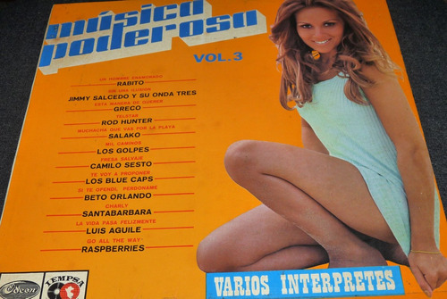 Jch- Musica Poderosa Vol. 3 Varios Interpretes Lp Vinilo