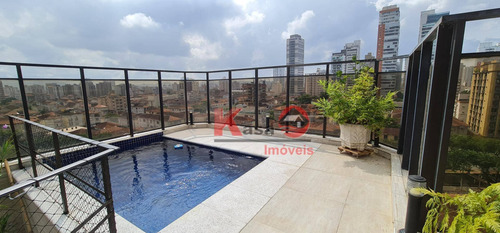 Cobertura Com 4 Dormitórios À Venda, 258 M² Por R$ 1.580.000,00 - Boqueirão - Santos/sp - Co0223