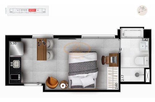 Apartamento Com 1 Dormitório(s) Localizado(a) No Bairro Vila Nova Conceição Em São Paulo / São Paulo - 5515:910497