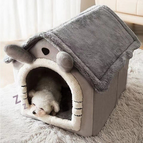 M Casa Cama Cueva Desmontable For Perros/gatos Cojín Suave