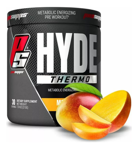 Pre-entreno Hyde Thermo Prosupps 30srv Energia Metabólica Sabor Molten Mango