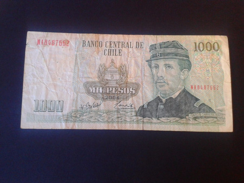 Chile Billete Mil Pesos 2004