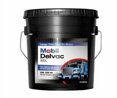 Aceite Diesel Mobil Delvac Mx 15w40, Balde De 19 Litros