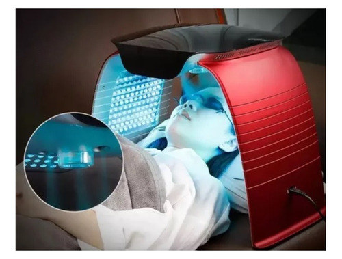 Imagen 7 de 9 de Cabina Led Ozono Fototerapia 7 Colores Vapor Facial Corporal