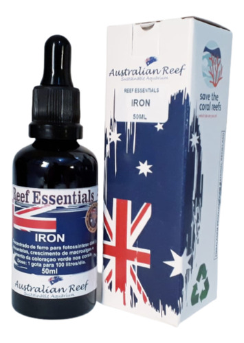 Australian Reef Iron 50 Ml Suplemento De Ferro Corais